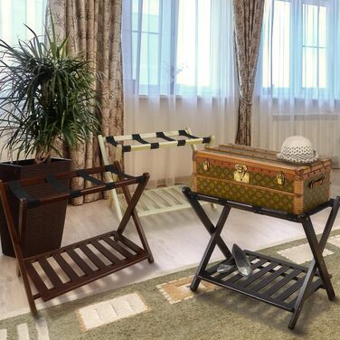 Підставка для валіз Casual Home з масиву горіха, 67 x 41 x 56 см