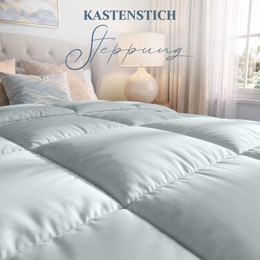 Літня ковдра Utopia Bedding 200x200 см, легка модель без чохла, світло-сіра