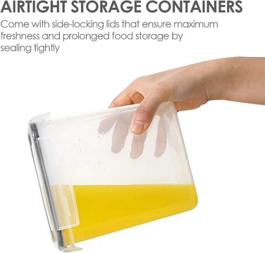 Набір контейнерів для зберігання Vtopmart: 32 шт. з кришкою, BPA-free, для продуктів (борошно, цукор, крупи)