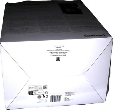 Кавоварка фільтраційна Cuisinart 1.8 л, 12 чашок, програмована, швидке заварювання, таймер 24 години, функція підтримки тепла, браузерна екстракція, мийка в посудомийці, чорна