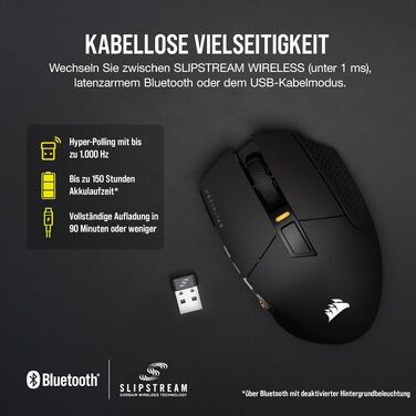Ігрова миша Corsair Scimitar RGB Elite для MOBA/MMO, дротова, чорна