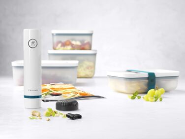 Вакуумний стартовий набір ZWILLING Fresh & Save, 16 предметів, пластик, з контейнером, помпою та пакетами, La Mer