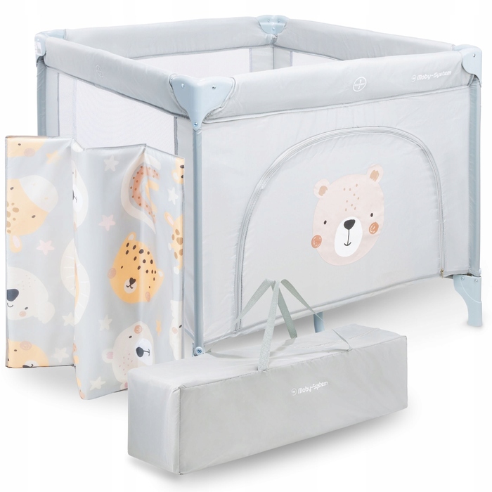 Манеж Moby System Bear, 100 x 97 см