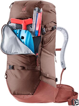 Жіночий рюкзак для снігоступів Deuter Rise 32+ SL, 32+ л, raisin-caspia