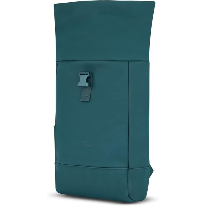 Рюкзак Johnny Urban Harvey Medium Aquamarinblau 15л — водонепроникний роллтоп з відділенням для ноутбука, для міста, уні та бізнесу, матове PU покриття, унісекс