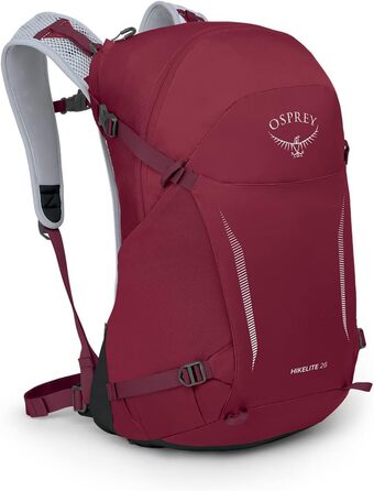 Рюкзак Osprey Hikelite 28 л червоний Sangria, розмір M-L, для туризму