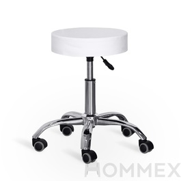 Крісло для майстра Hommex Melisa White (H-115 White MR)