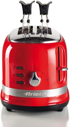 Тостер Ariete 0149, червоний, електричний, 2 скибки