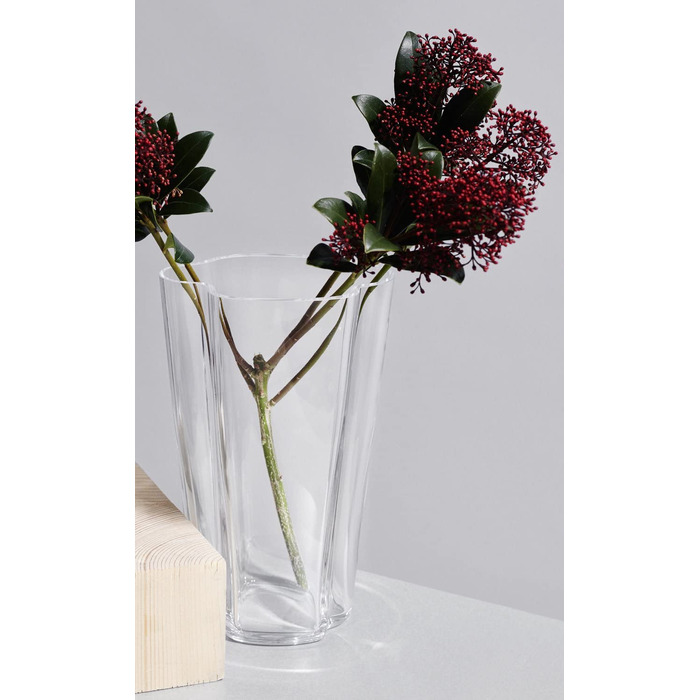 Ваза Iittala Aalto 220 мм прозора скляна дизайнерська