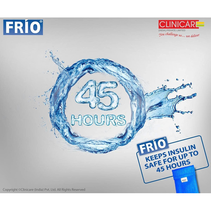 FRIO охолоджуючий чохол для інсулінової ручки, 18x6,5 см, фіолетовий, для діабетиків, переносна сумка для інсуліну, не потребує акумуляторів чи електрики, охолоджується водою, багаторазова