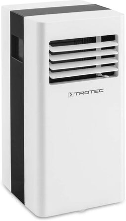 Мобільний кондиціонер TROTEC PAC 2600 X 3-в-1: охолодження, вентиляція, осушення, 2,6 кВт (9000 BTU/год) для приміщень до 34 м², 2 швидкості вентиляції