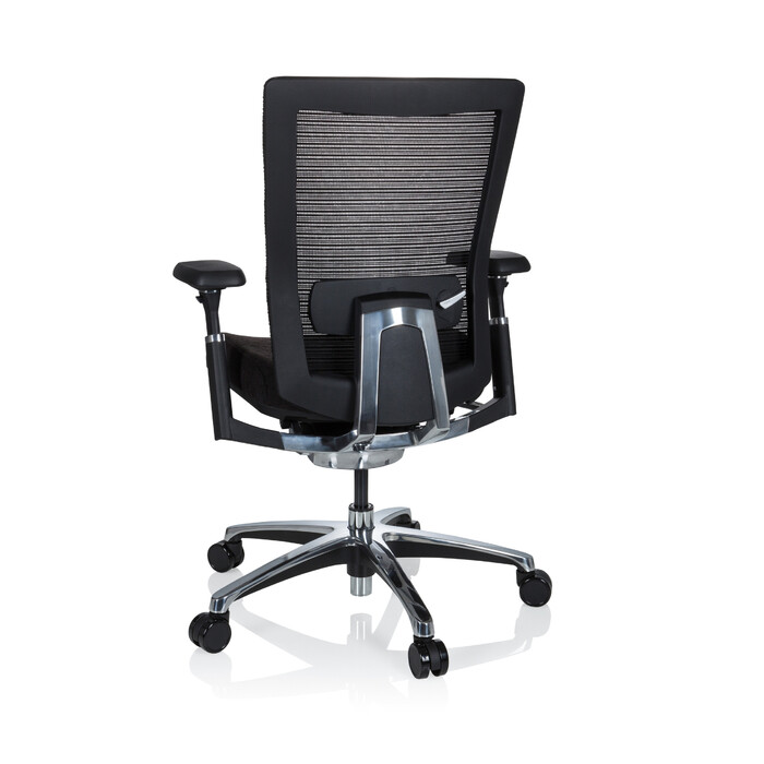 Крісло офісне NOVA PRO ALU тканина чорна hjh OFFICE
