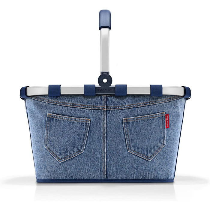 Кошик для покупок reisenthel carrybag Jeans 2, міцний, з великим об'ємом, водостійкий, з внутрішньою кишенею, елегантний дизайн