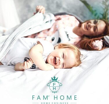 Дитячий комплект ковдри та подушки FAM Home антиалергічний, що миється (100x135 см / 40x60 см)