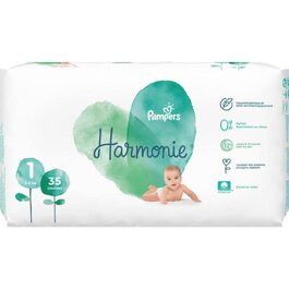 Дитячі підгузки Pampers гіпоалергенні, розмір 1 (2-5 кг), 35 шт.