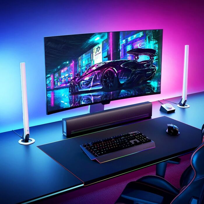 Govee Ігрові розумні світлові панелі для підсвічування монітора, RGB LED, керування через додаток