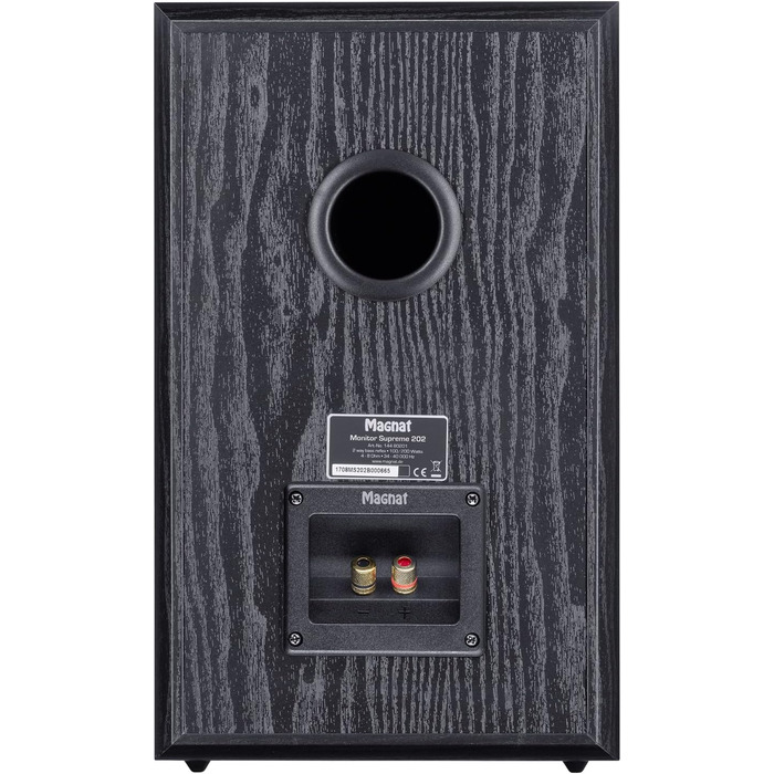 Поличні пасивні колонки Magnat Monitor Supreme 202, Hi-Fi акустична система (пара), чорні