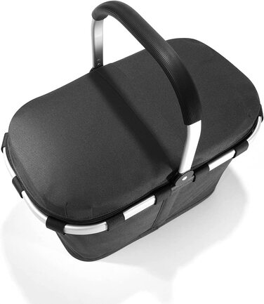 Термосумка-кошик Reisenthel Carrybag ISO чорна, ізотермічна, водостійка, з кришкою, стильний кошик для покупок