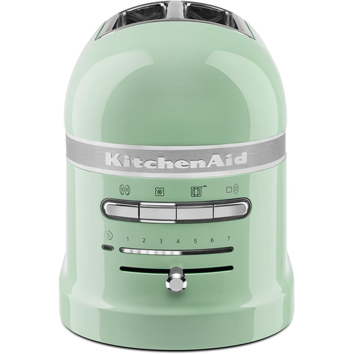 Тостер KitchenAid Artisan 5KMT2204, 2 відділення, колір Фісташка - професійний тостер для дому