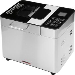 Хлібопіч Gastroback 42823 Design Advanced, 18 програм, нержавіюча сталь, автоматичний дозатор, для 500/750/1000 г, таймер, оглядове вікно, срібляста