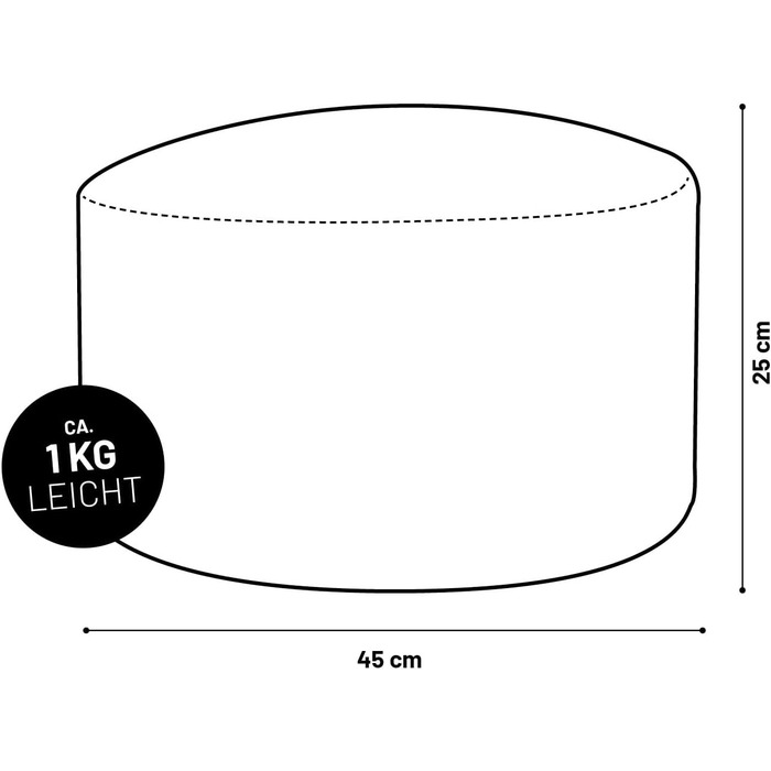 Lumaland Gaming Sitzsack XXL Cord: Крісло-мішок для геймерів, темно-синій, 135x100 см. Комфортний Bean Bag для підлітків та дорослих