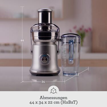 Соковижималка Sage Nutri Juicer Cold Plus XL з широкою горловиною, нержавіюча сталь, 88 мм, преміум якість