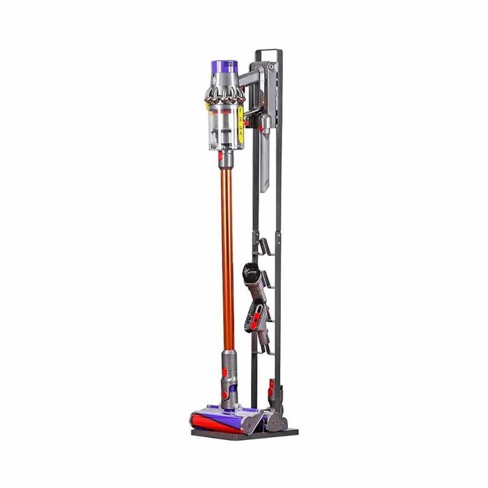 Металевий підлоговий стійка-тримач Recamania для бездротових пилососів Dyson, нержавіюча сталь, сріблястий