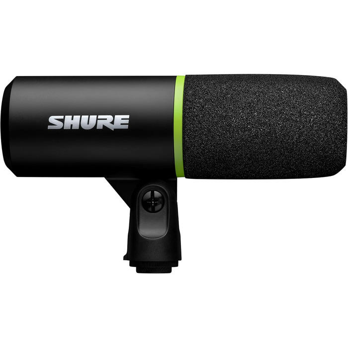 Мікрофон Shure MV6 USB-C для геймерів і стрімерів, динамічний, цифровий, для ПК, стрімінгу та ігор