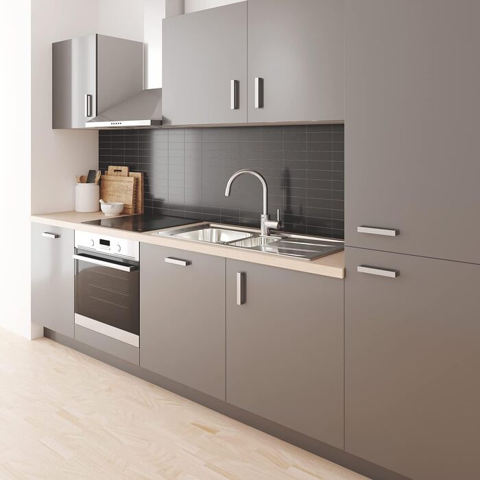 Змішувач кухонний GROHE Concetto з висувним душем, 360° поворотний, хром - 31483002