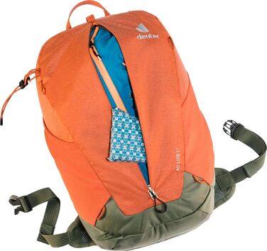 Унісекс туристичний рюкзак Deuter AC Lite 17 л, паприка-хакі