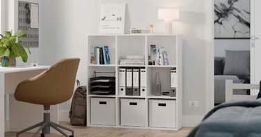 Стелаж TopEshop 110,5 см x 110,5 см x 30 см, білий