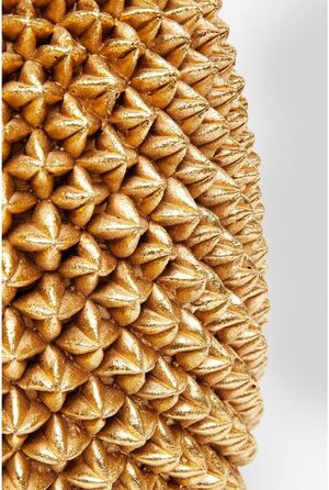 Ваза Kare Design Ananas, золота, 30x15x15 см - Декоративна ваза для квітів у вітальню, на полицю, екзотичний стиль
