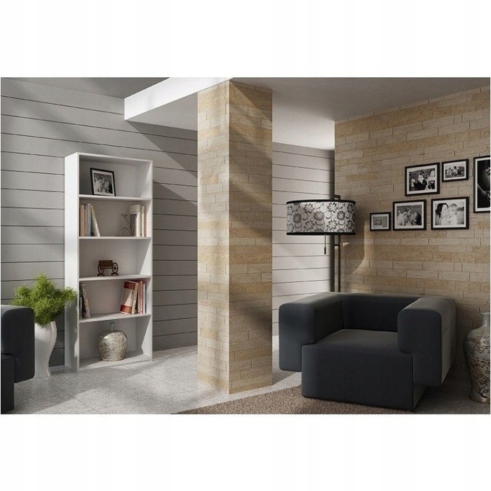 Стелаж TopEshop Office, 60 x 182 x 30 см, білий