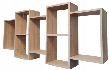 Стелаж Top Wood, дуб сонома, 146 x 65 x 20 см