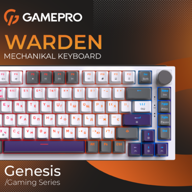 Механічна клавіатура GamePro Genesis Warden (MK160P)