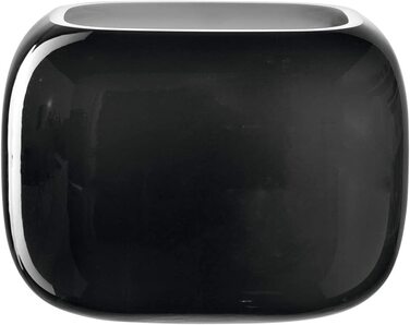 Ваза скляна LEONARDO HOME MILANO сіра 13x18x14 см