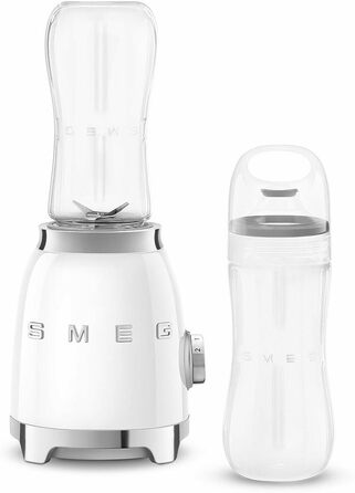Міні-блендер SMEG Anni50, білий, ретро стиль, 600 мл