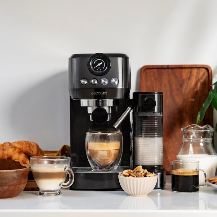 Кавомашина Cecotec Cafelizzia ColdBrew: Еспресо, Капучино, Холодний Кава, 20 бар, Паровий кран, Нержавіюча сталь