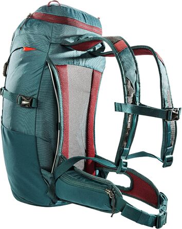 Рюкзак для походів Tatonka Hike Pack 22 л з вентиляцією спини та дощовиком, легкий і зручний туристичний рюкзак бірюзовий