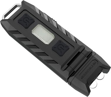 Ліхтарик-брелок Nitecore Thumb Mini 85 лм, USB-зарядка, рухома головка, чорний