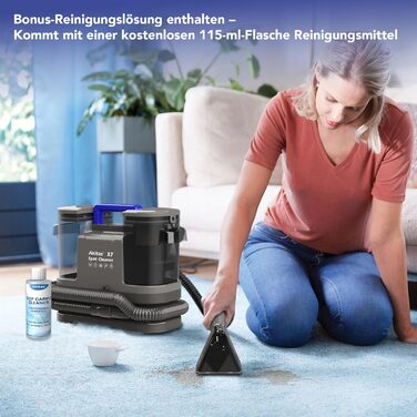 Пылесос для чищення килимів та м'яких меблів Akitas X7, 400W, сірий