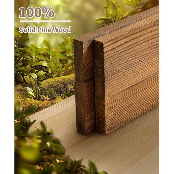 Полиця настінна Gronda Holz 3 шт. коричнева 60x15x2 см – без свердління для кухні, ванної, вітальні, книжок, в стилі вінтаж