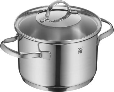 Набір каструль WMF Provence Plus 5 шт. для індукції, з кришками, полірована нержавіюча сталь, без покриття