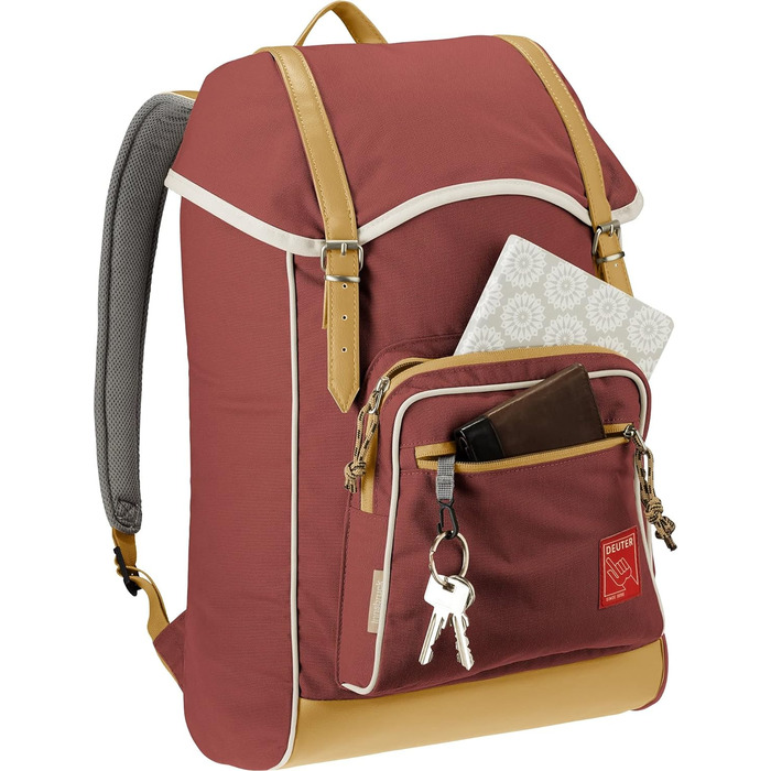 Міський рюкзак Deuter Innsbruck Vintage 22 л, червоно-коричневий
