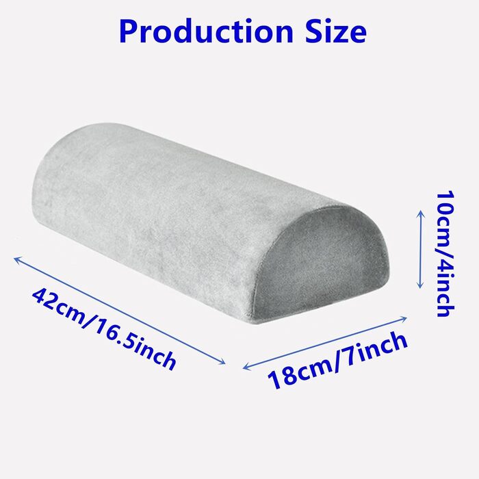 Подушка з піни Memory Foam для ніг, колін та попереку. Ортопедична подушка для сну на боці та спині, підтримка шиї, ніг, колін та талії