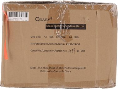 Торшер арочний Osasy, вінтажний, чорний-золотий, метал, регульований плафон, E27, 60 Вт, 165 см, для вітальні, для читання