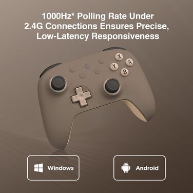 8BitDo Ultimate 2C: Бездротовий контролер для PC та Android (1000Hz, Hall-ефекти)