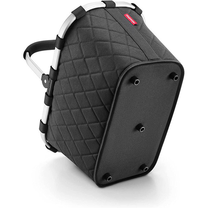 Кошик для покупок reisenthel carrybag Rhombus Black, водовідштовхуючий, місткий, із внутрішньою кишенею, міцний, елегантний дизайн