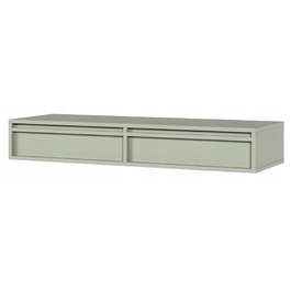 Тумба під умивальник Selsey у матових відтінках зеленого, 110 x 17 x 38,4 см