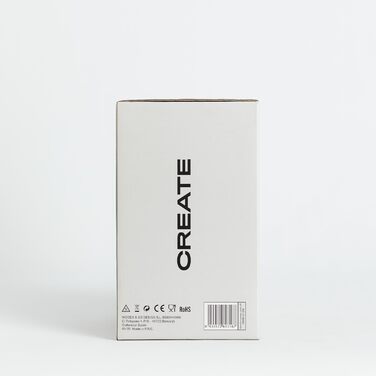 Сендвіч-мейкер CREATE STONE STUDIO з 5 змінними антипригарними пластинами, кремово-білий – для сендвічів, вафель, тайякі, панкейків і пончиків, 600 Вт, 100° відкриття